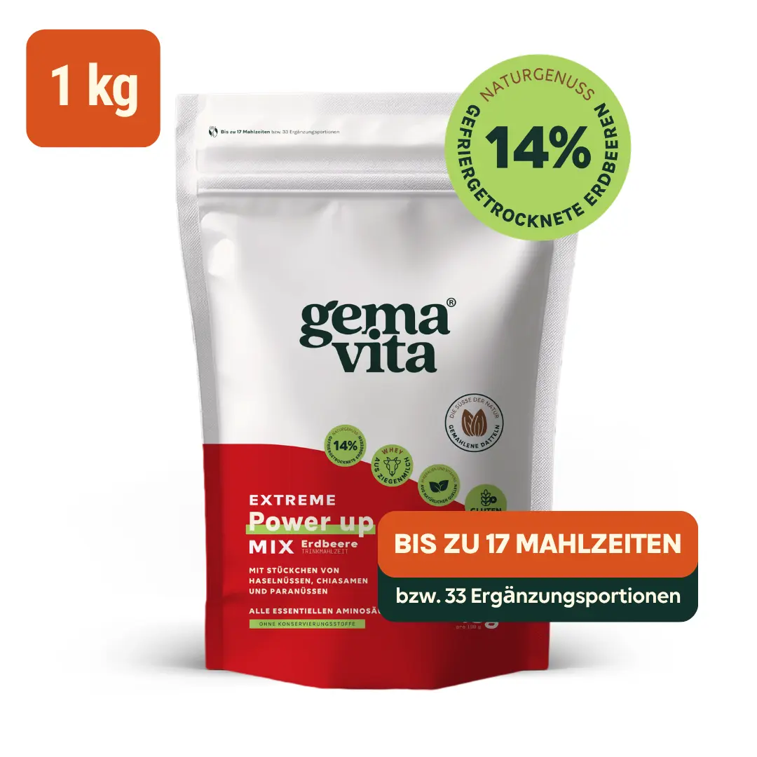 Extreme Erdbeere - High Protein Meal, 1 kg – Bild 1
