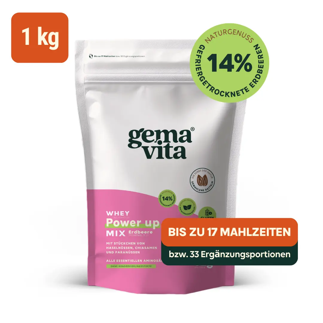 Kuh-Whey Erdbeere - High Protein Meal, 1 kg – Bild 1