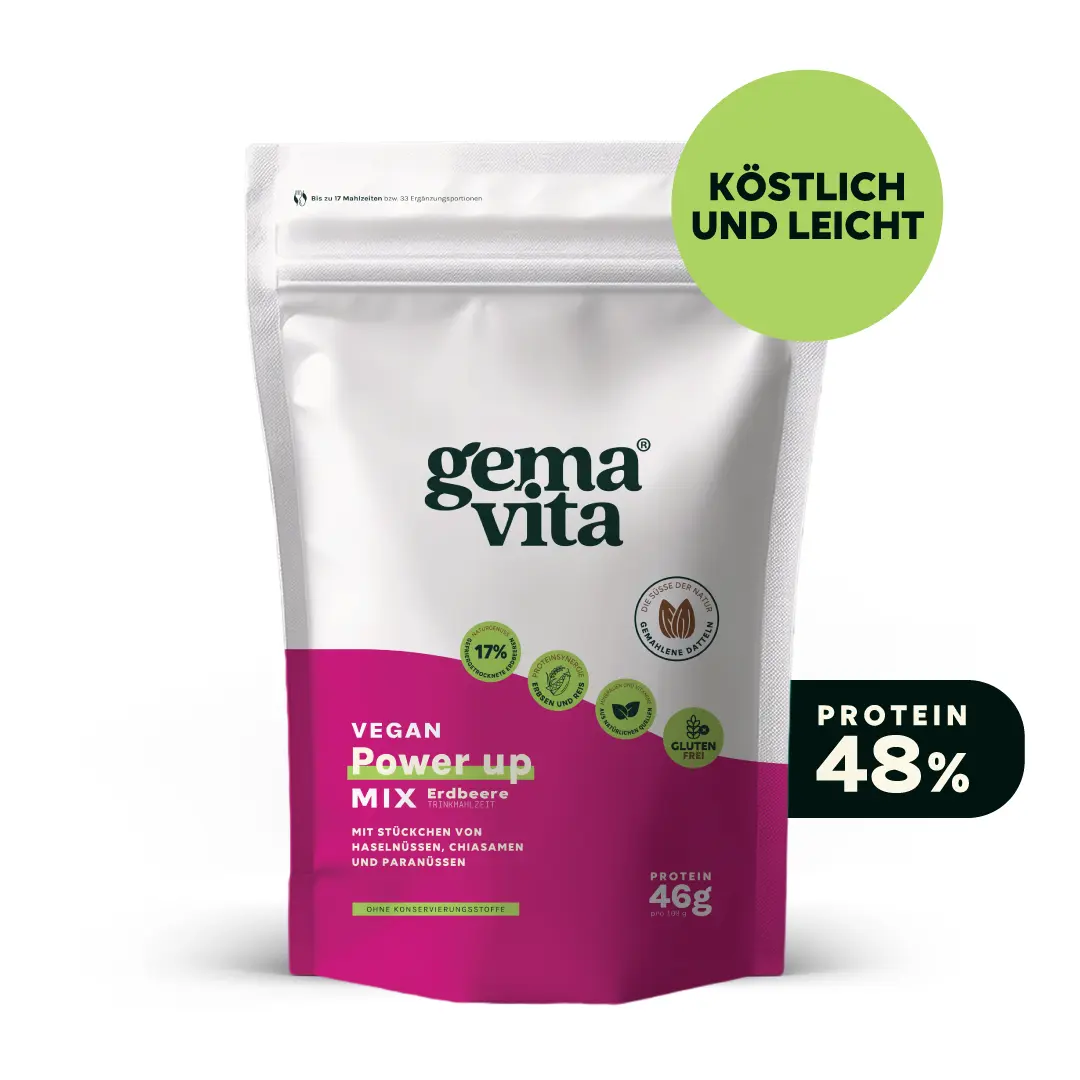 Vegan Erdbeere - High Protein Meal, 1 kg – Bild 1