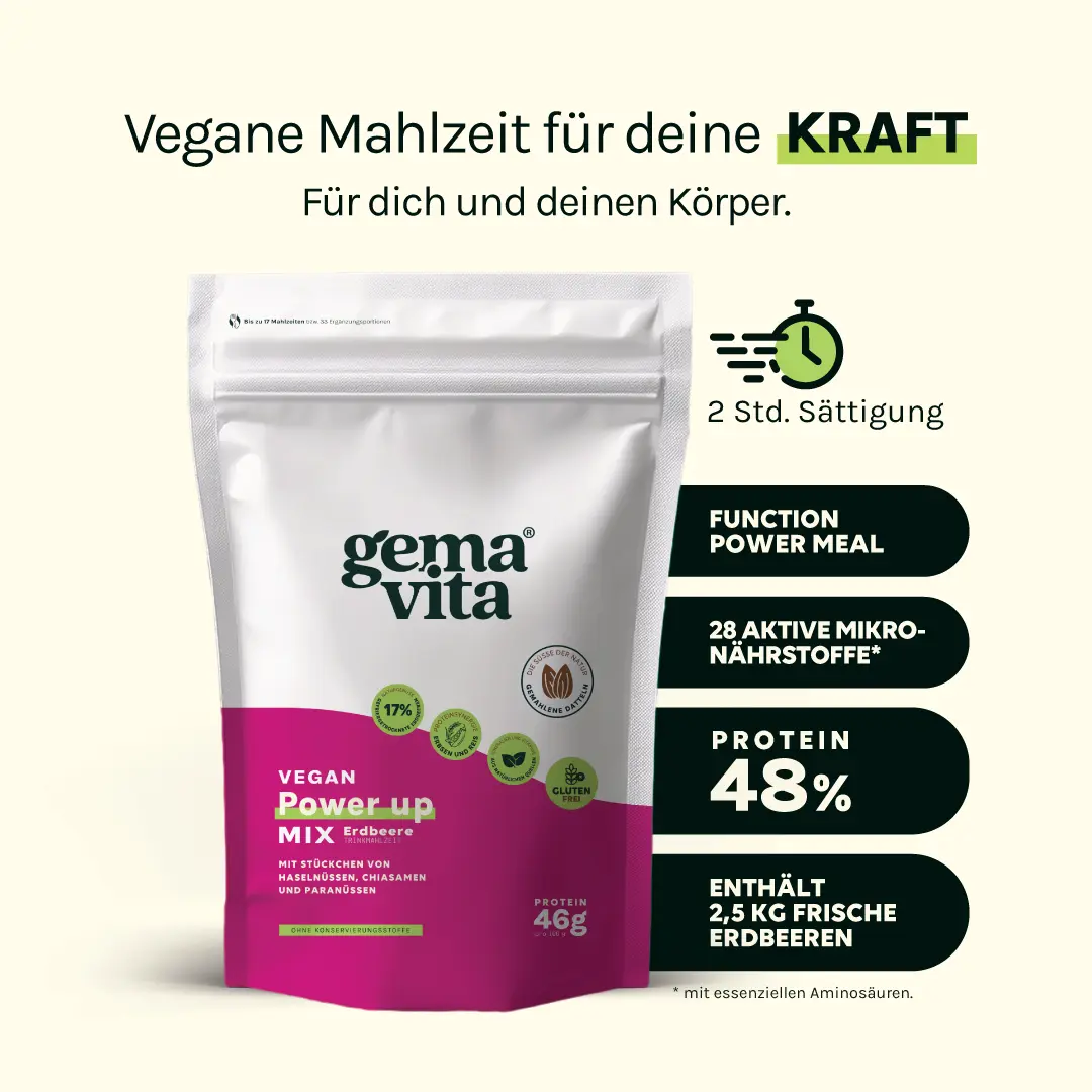 Vegan Erdbeere - High Protein Meal, 1 kg – Bild 2