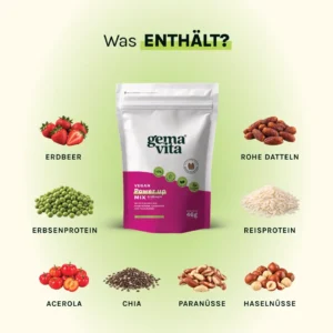 Vegan Erdbeere - High Protein Meal, 1 kg - Thumbnail Image 6